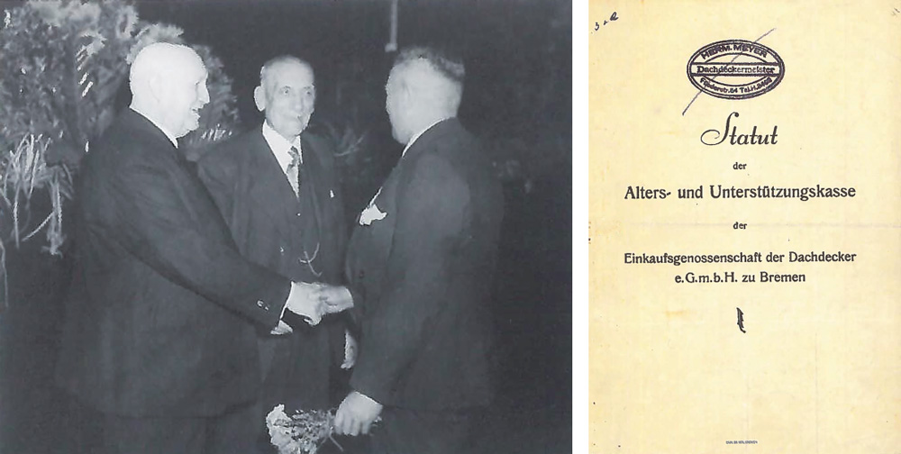 Die Alters- und Unterstützungskasse für Mitglieder der DENW wird ins Leben gerufen