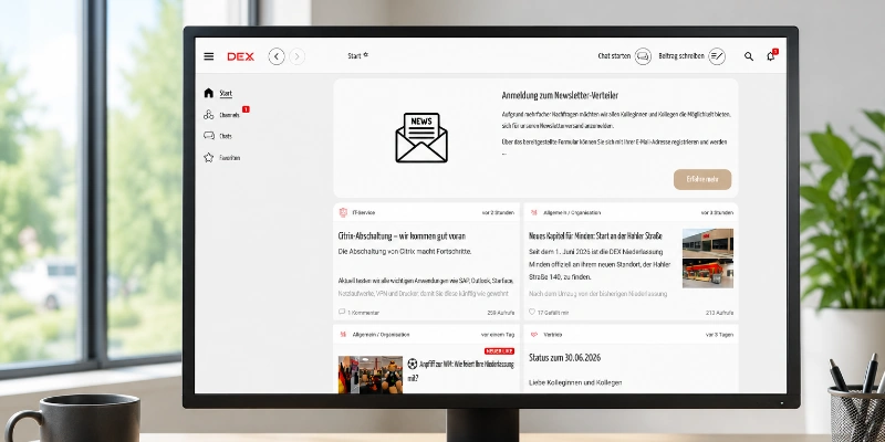 Intranet und Mitarbeiter-App